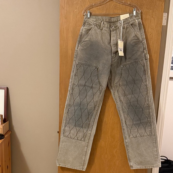 MNML Other - MNML Ultra Baggy Chainlink Double Knee Jeans